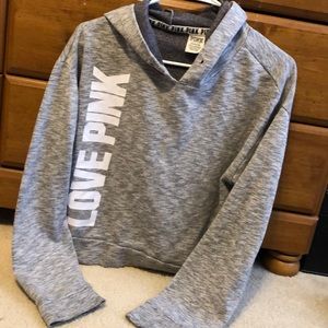VS Pink Cropped Sweatshirt